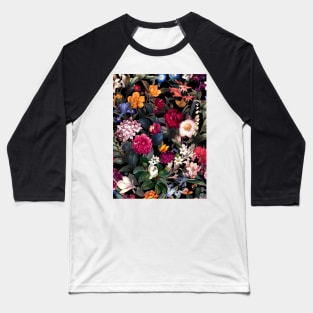 Floral Spice II - Night Baseball T-Shirt